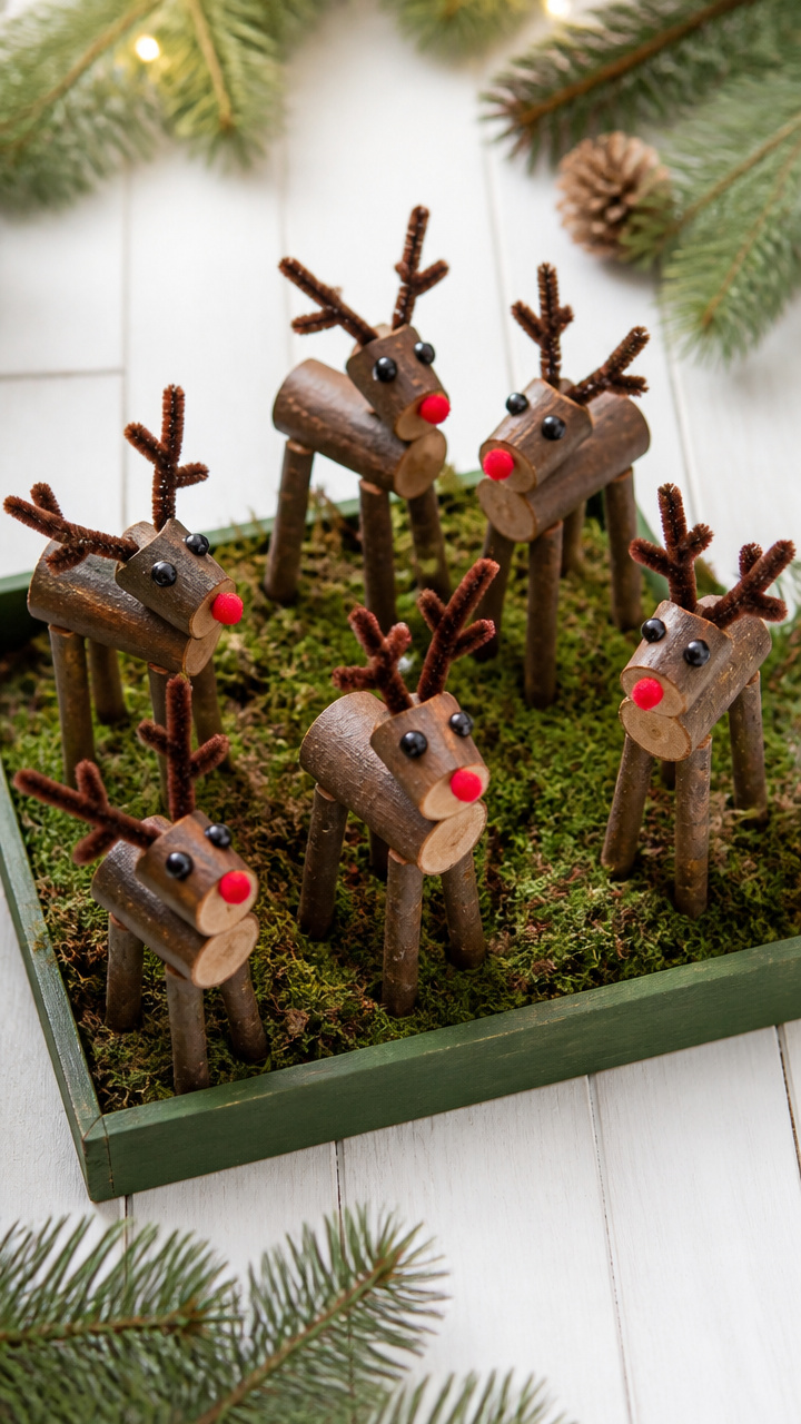 Pine Branch Reindeer