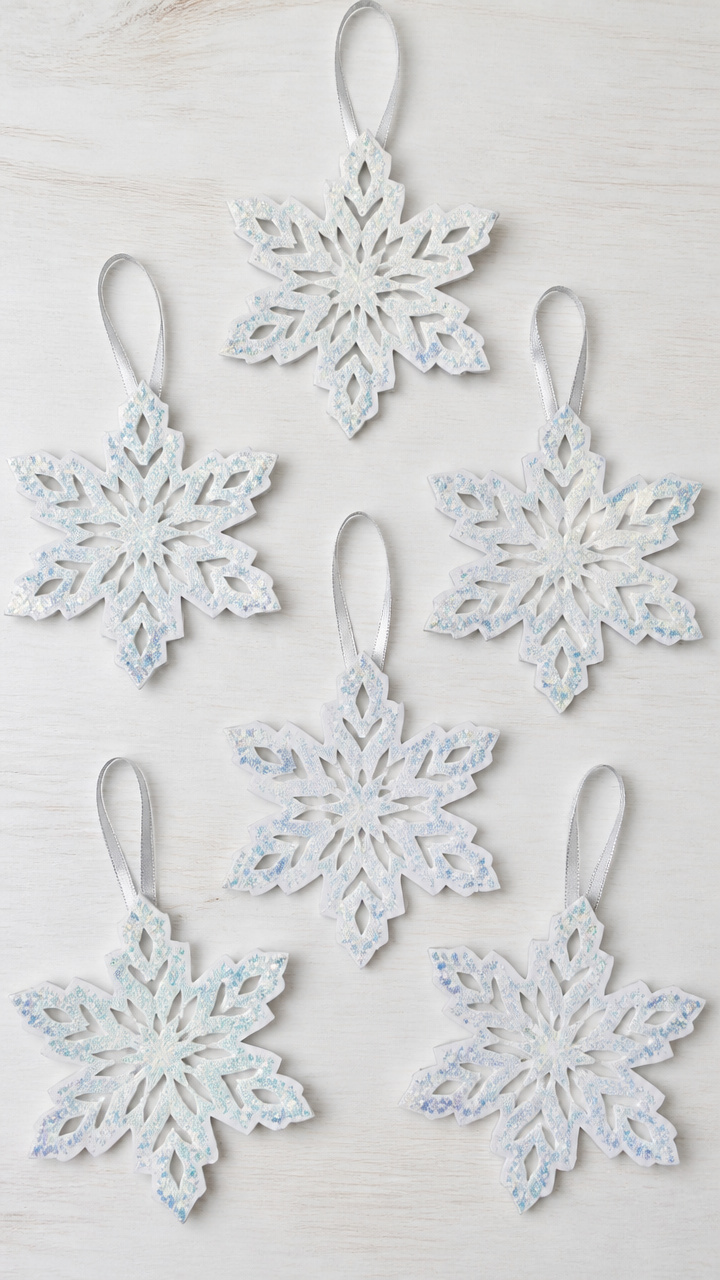 Paper Plate Snowflakes