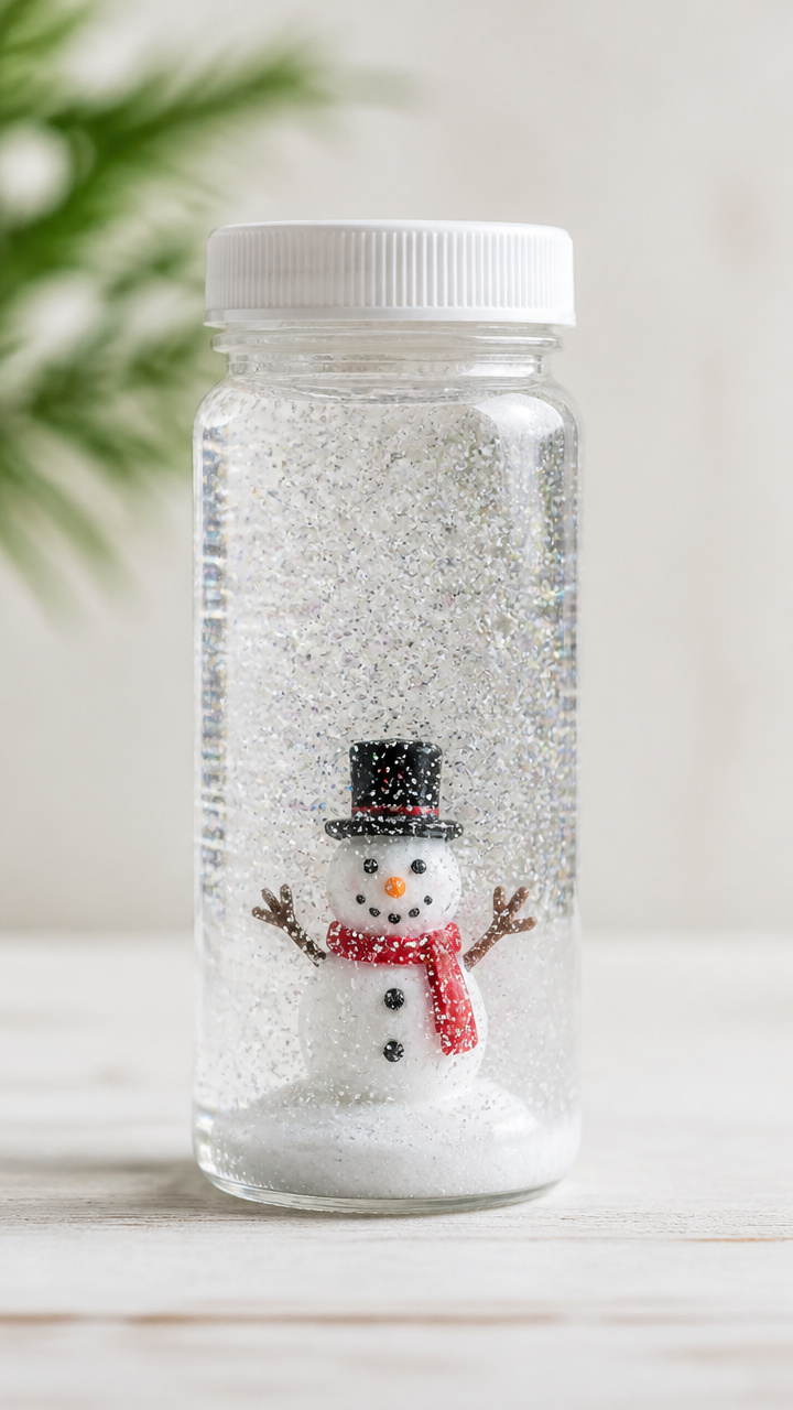 Glitter Jar Snow Globes