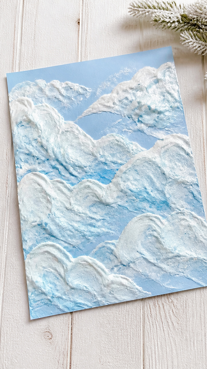 Shaving Cream Snow Paint