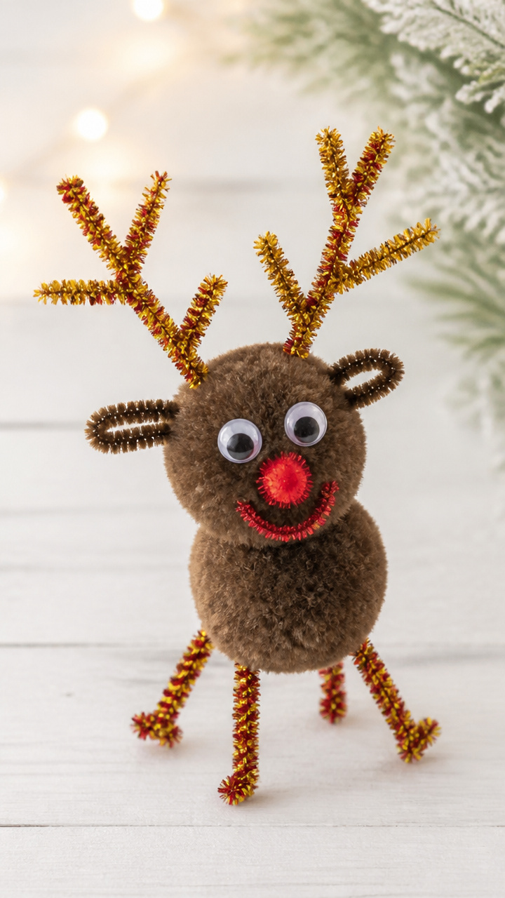 Pipe Cleaner Reindeer