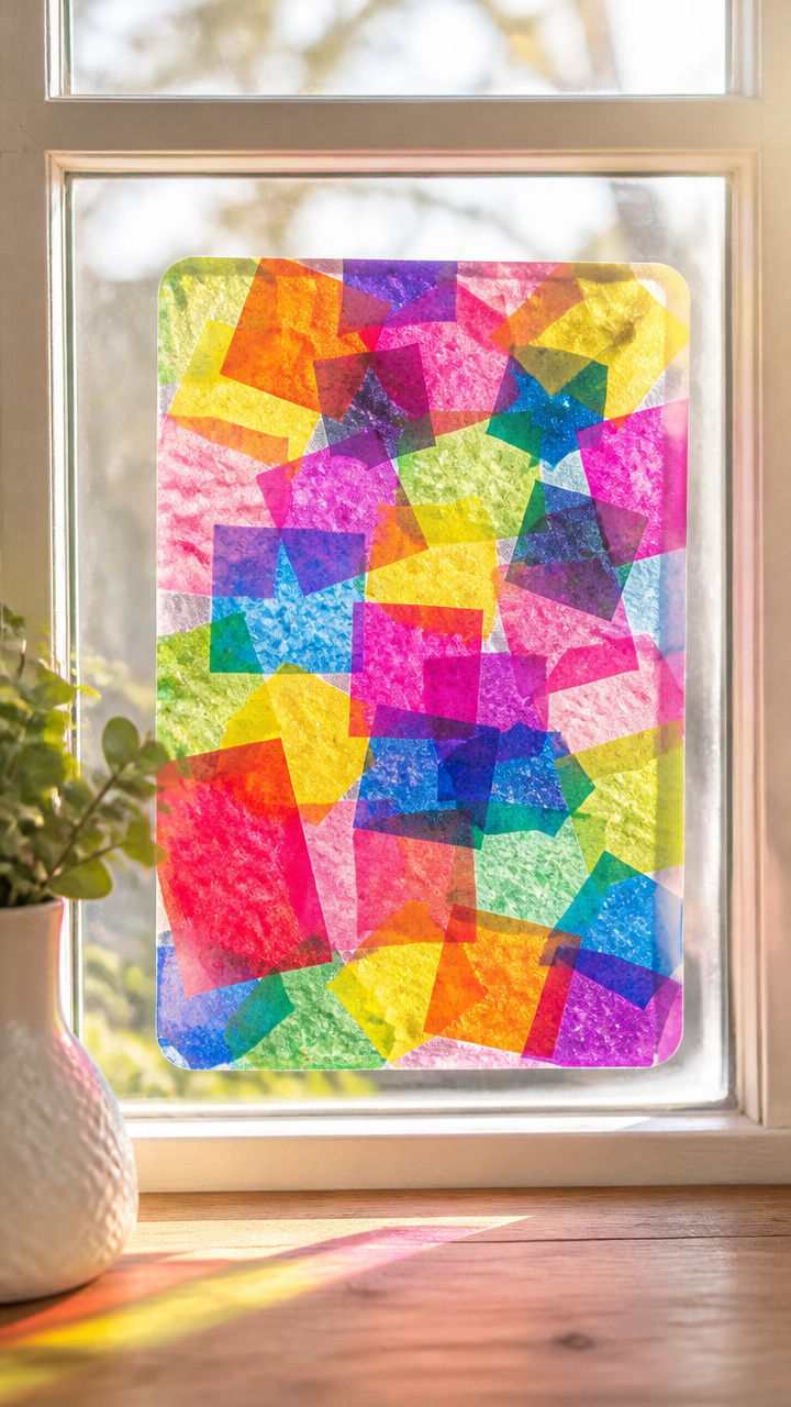 Tissue Paper Windows