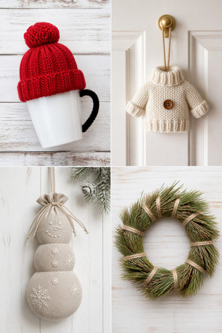 21 Winter Wreath and Door Decor Crafts for a Cozy Entrance