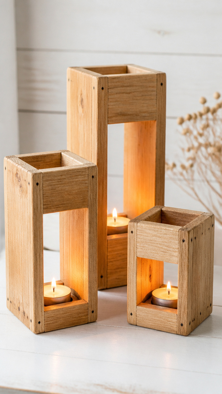 Lumber Scrap Lanterns