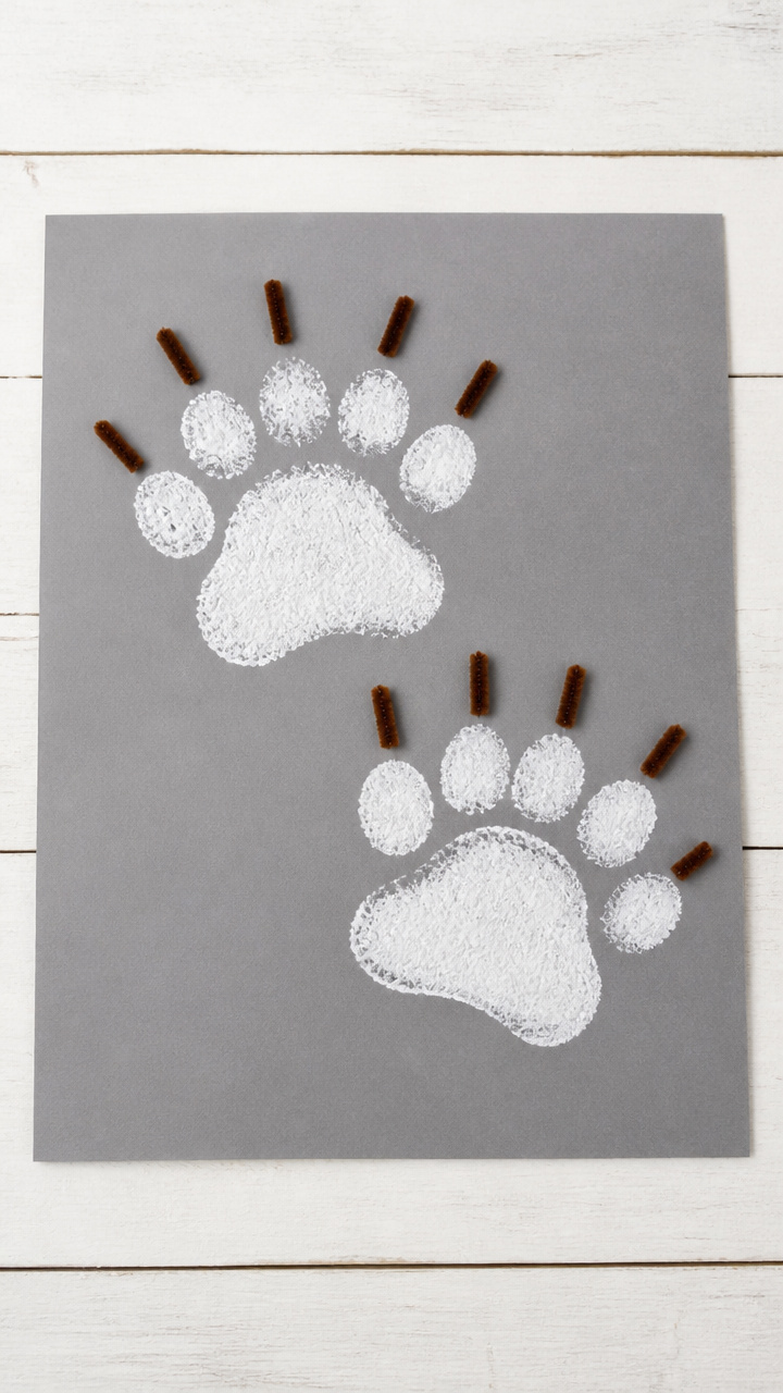 Polar Bear Paw Prints