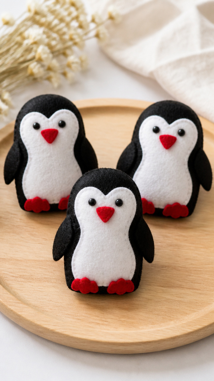 Penguin Finger Puppets