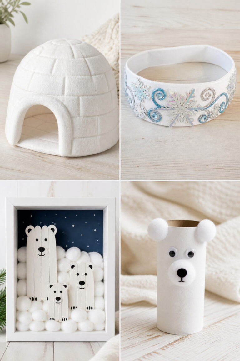 22 Penguin and Polar Bear Crafts for Preschool Classrooms