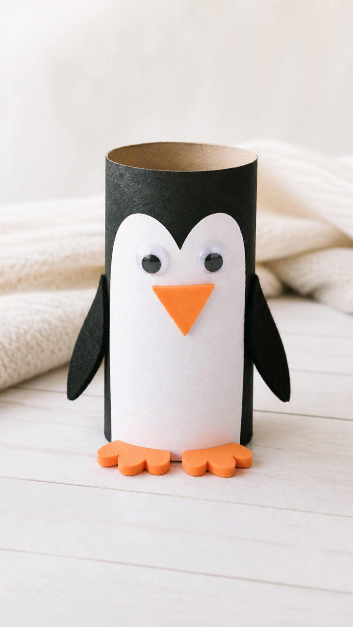 Toilet Roll Penguins