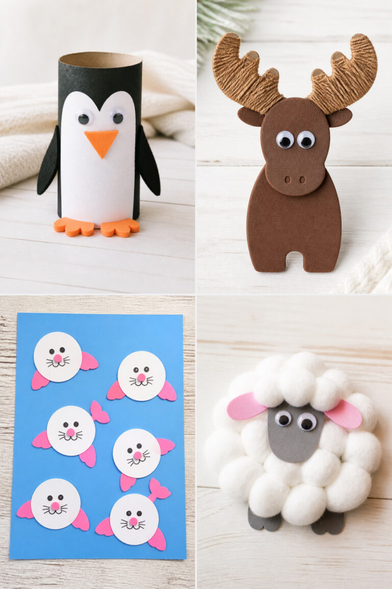 22 Winter Animal Crafts for Toddlers