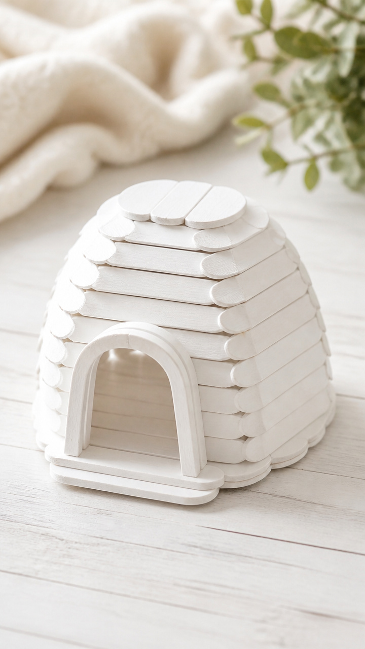 Popsicle Stick Igloos
