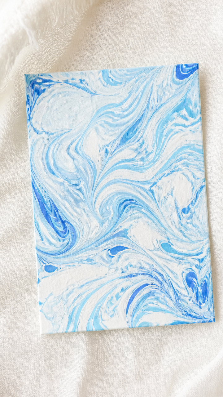 Shaving Cream Marble Paper