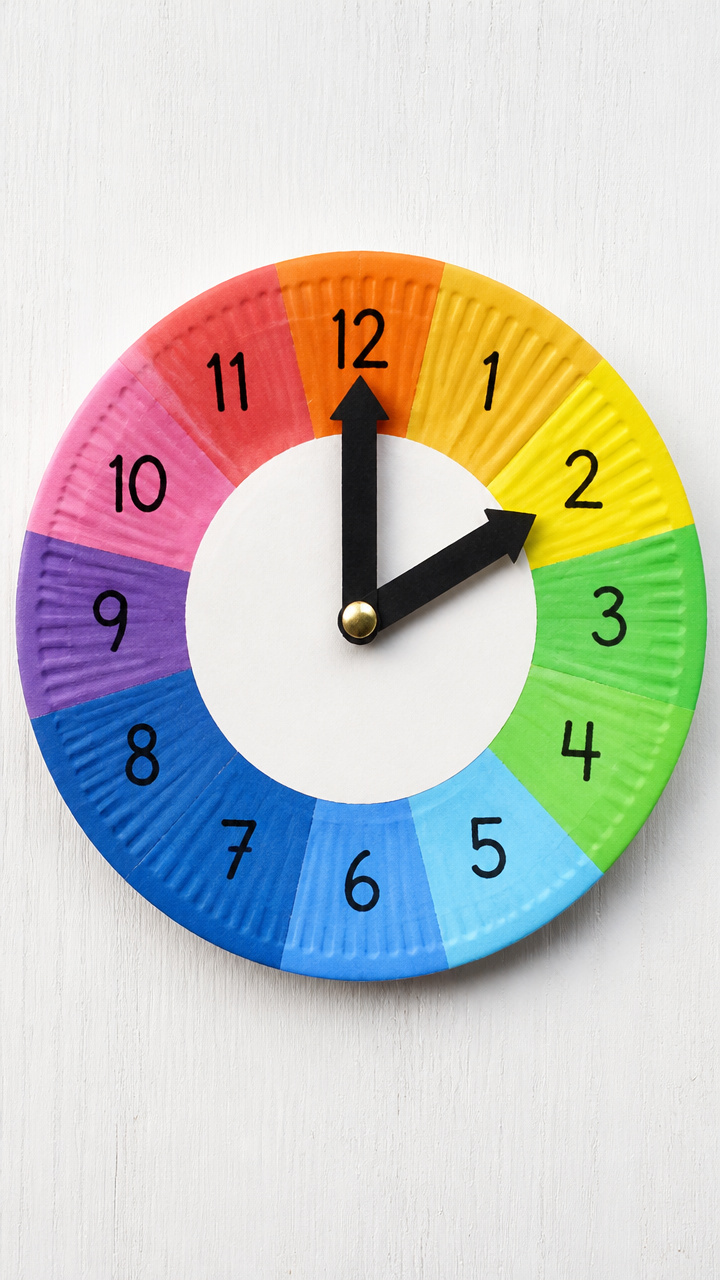 Paper Plate Clock