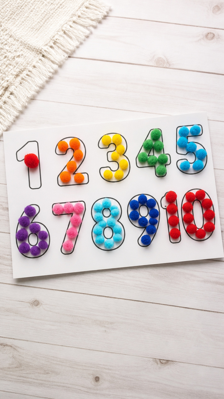 Pom-Pom Number Match