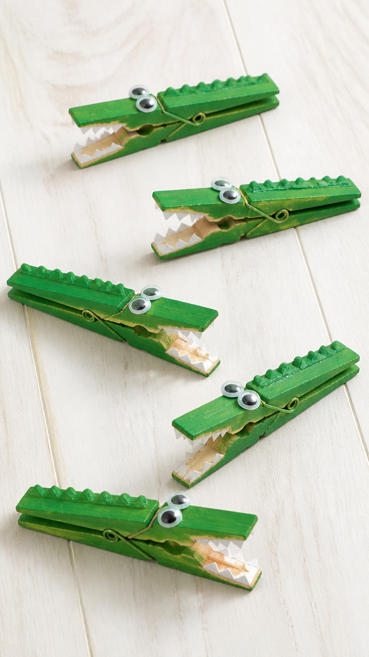 Clothespin Alligators