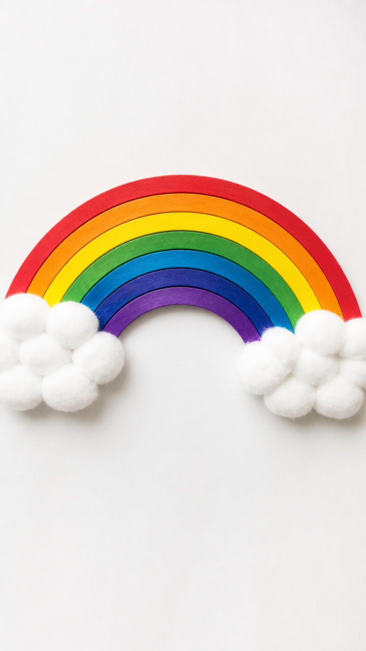 Popsicle Stick Rainbow