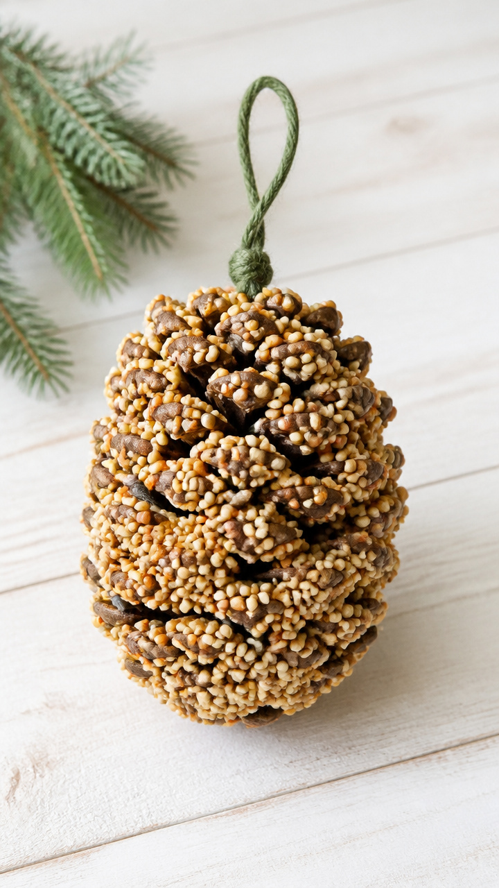 Pinecone Bird Feeders