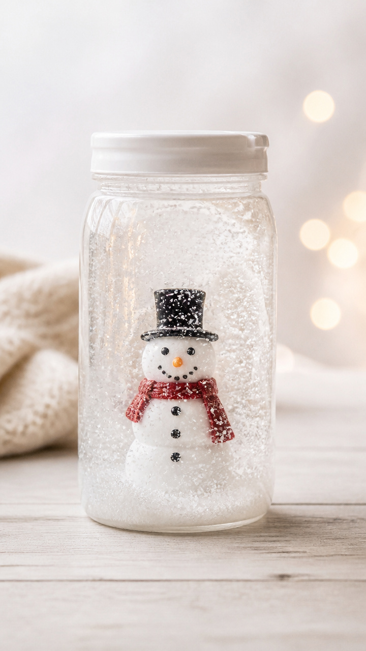 Glitter Jar Snow Globes