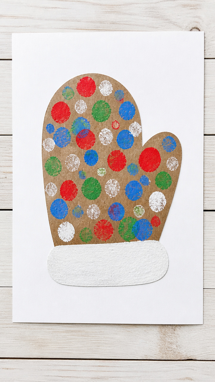 Mitten Handprint Art