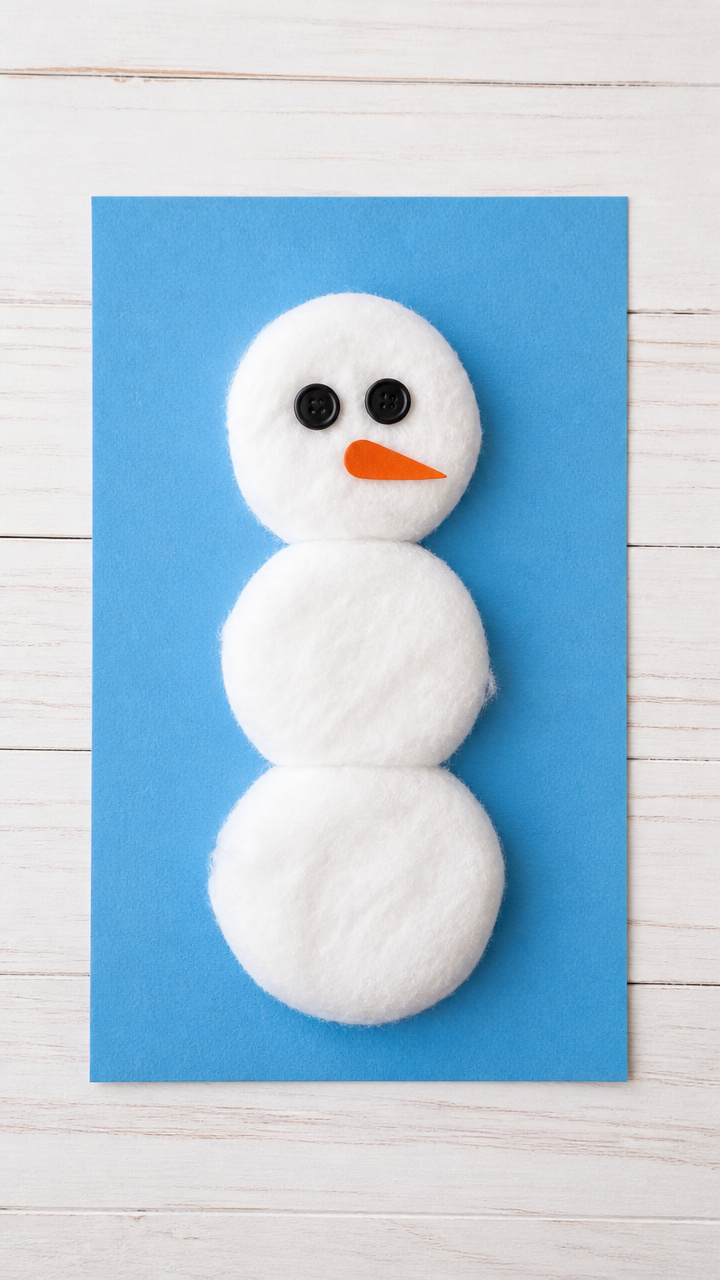 Glue Dot Snowmen