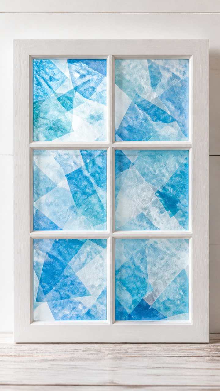 Tissue Paper Frost Windows