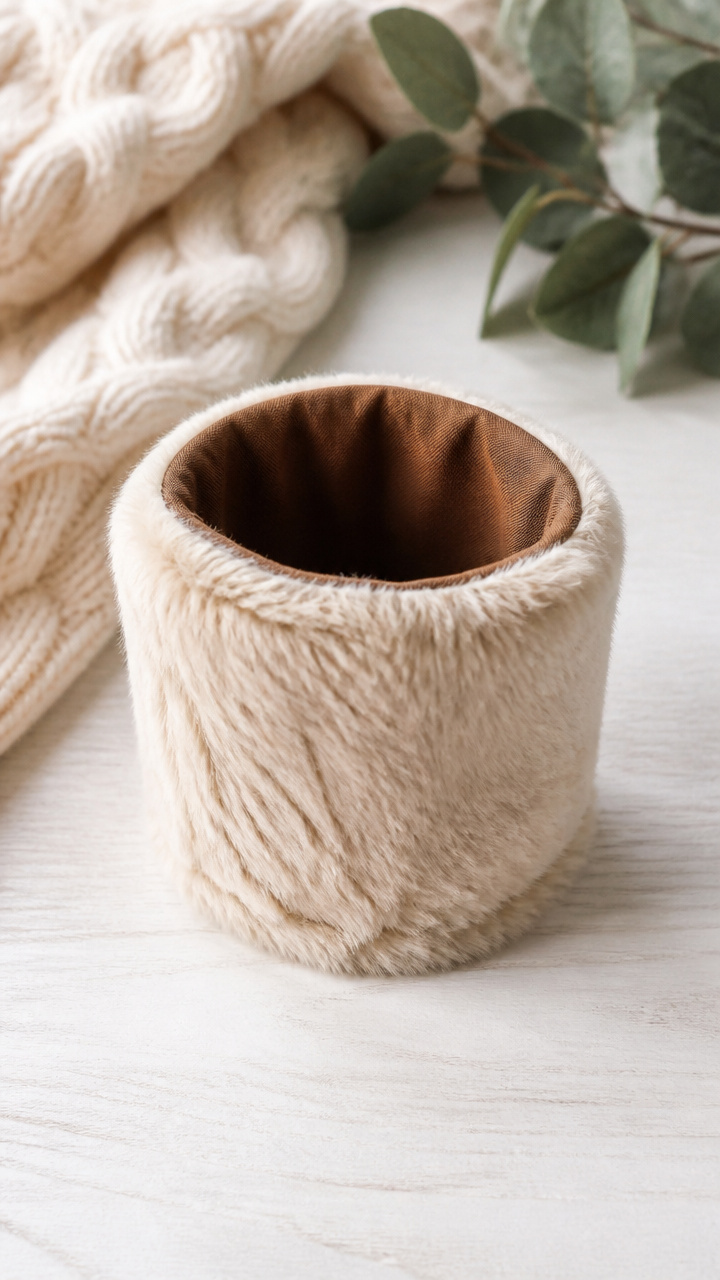 Faux Fur Mug Cozies