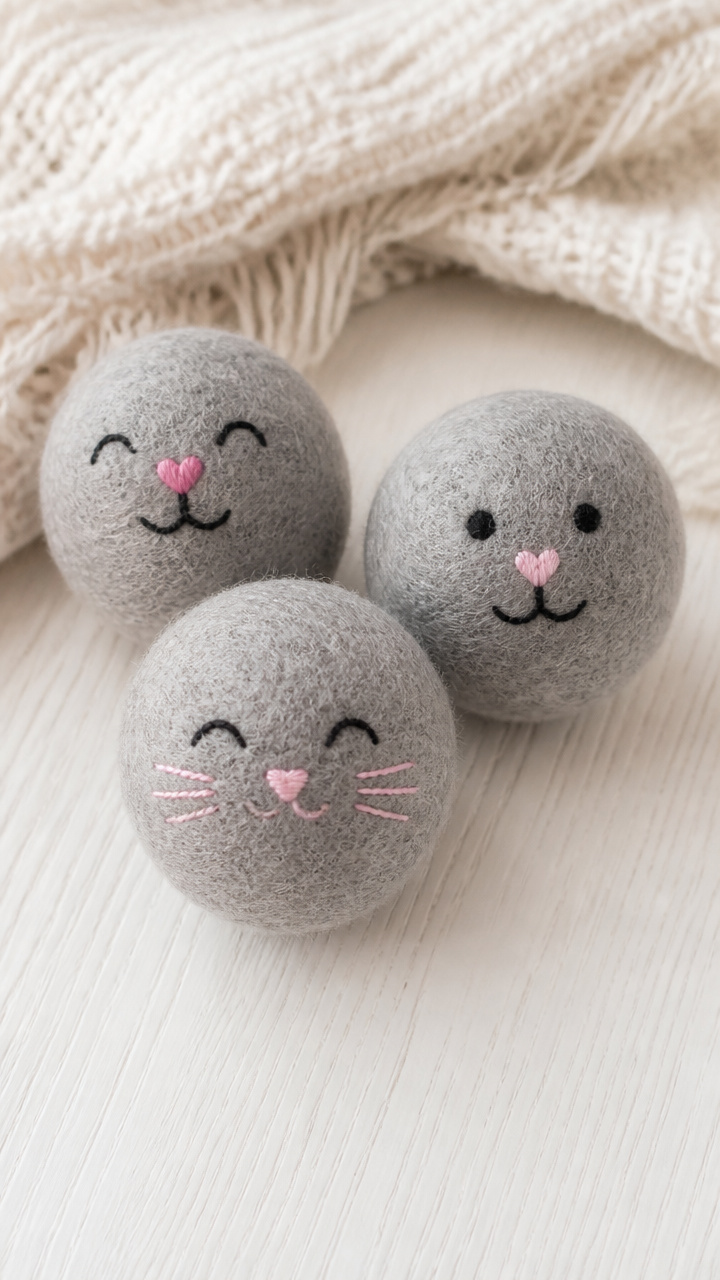 Wool Dryer Ball Embroidery