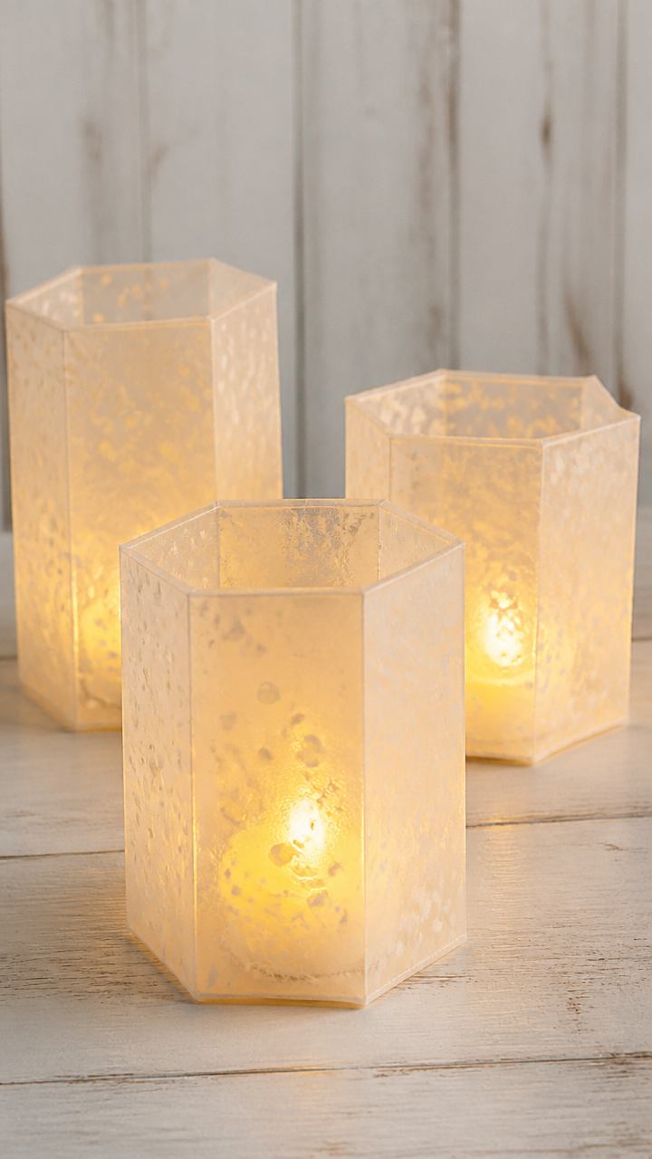 Candle-Flecked Paper Lanterns