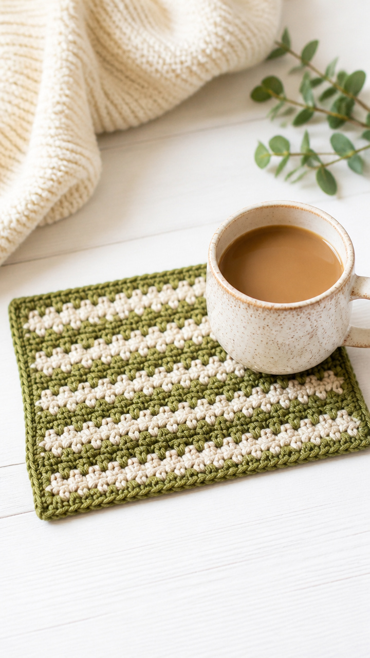 Mug Rug Crochet