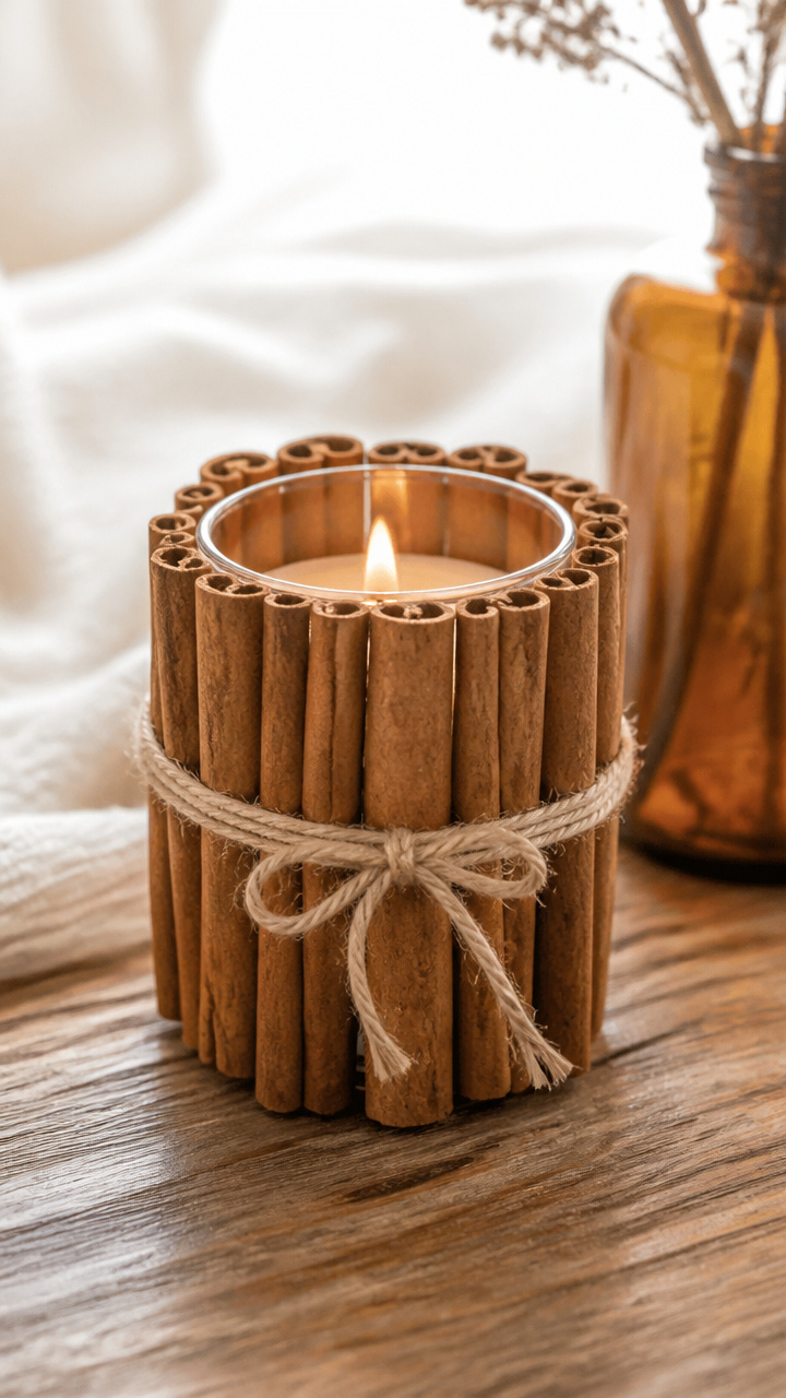 Cinnamon Stick Candles