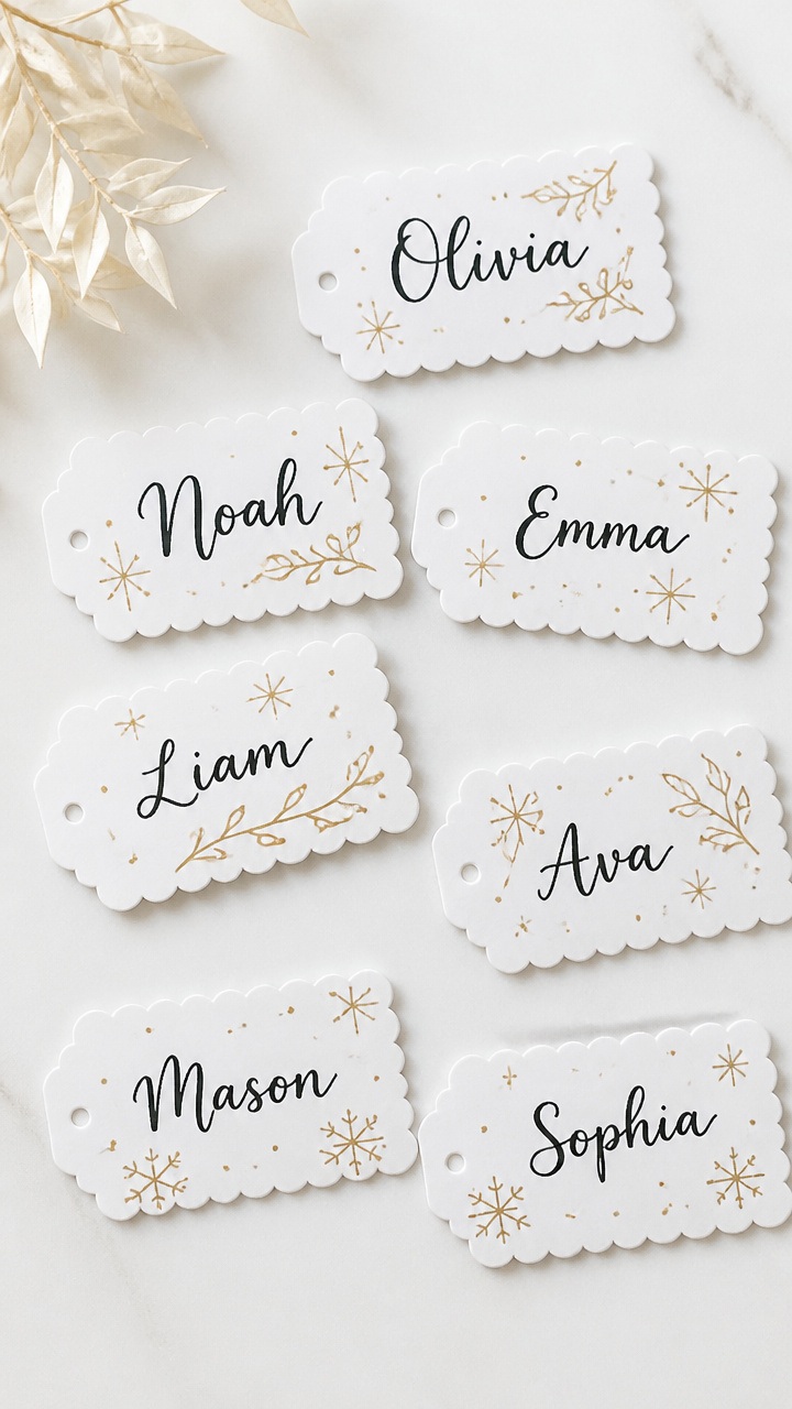 Cardstock Gift Tags