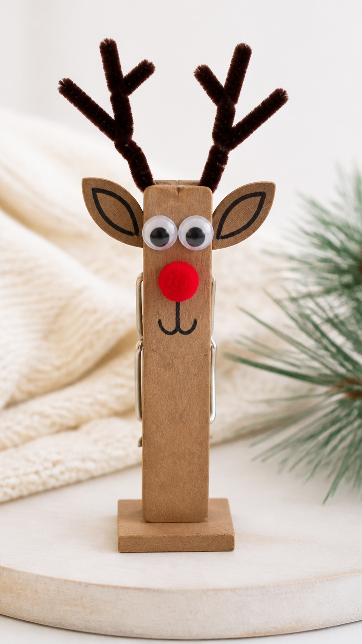 Clothespin Reindeer