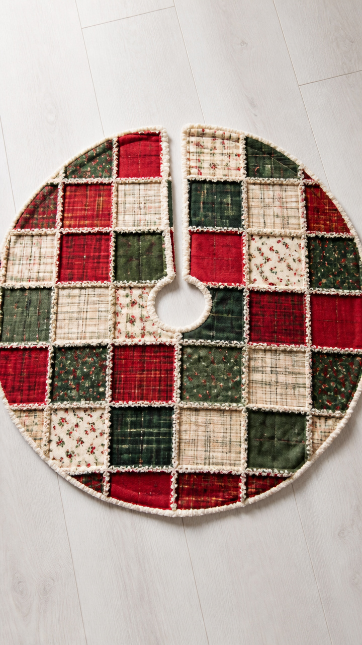 Quilted Fabric Tree Skirt