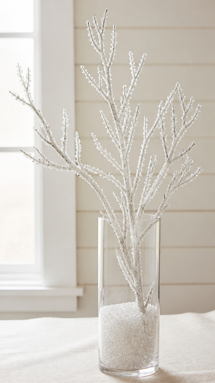 Frosted Branch Centerpiece