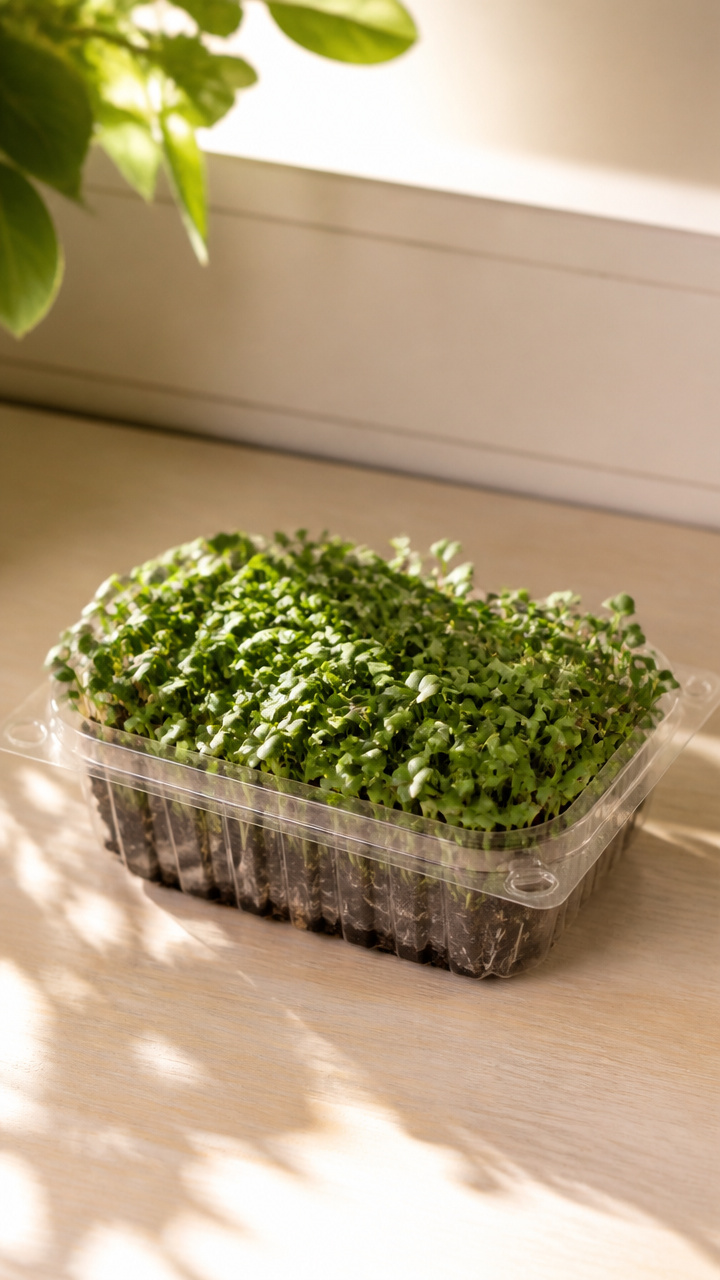 Berry Clamshell Microgreen Growing Tray