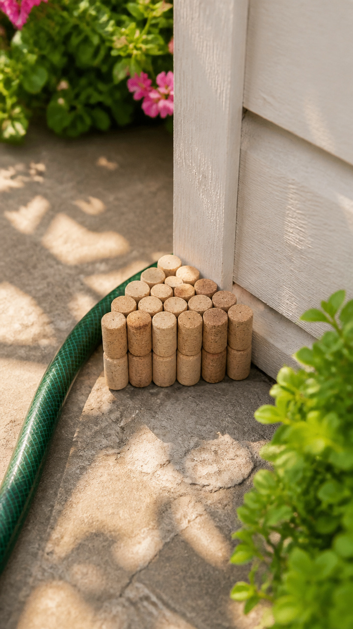 Garden Hose Corner Guide