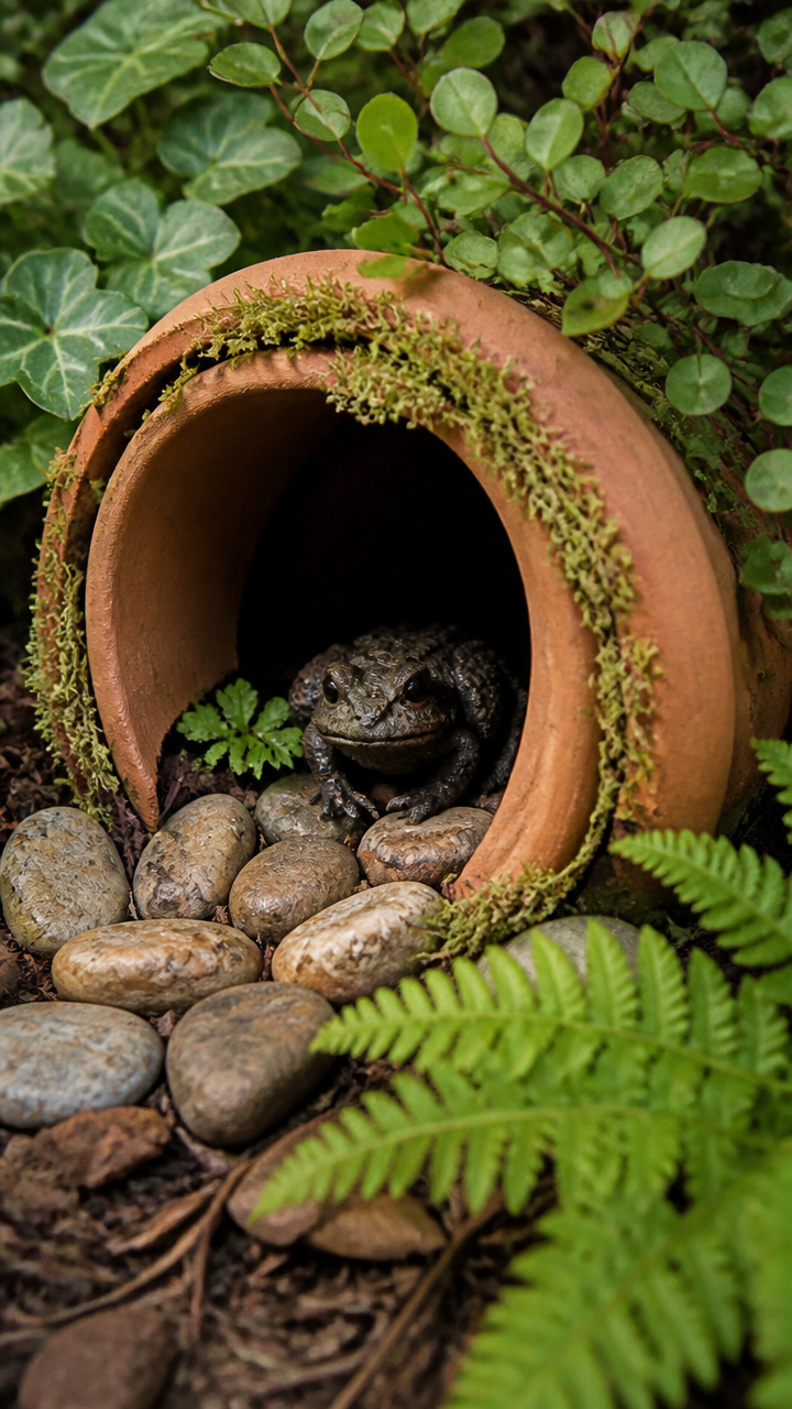 Shaded Toad Abode Shelter